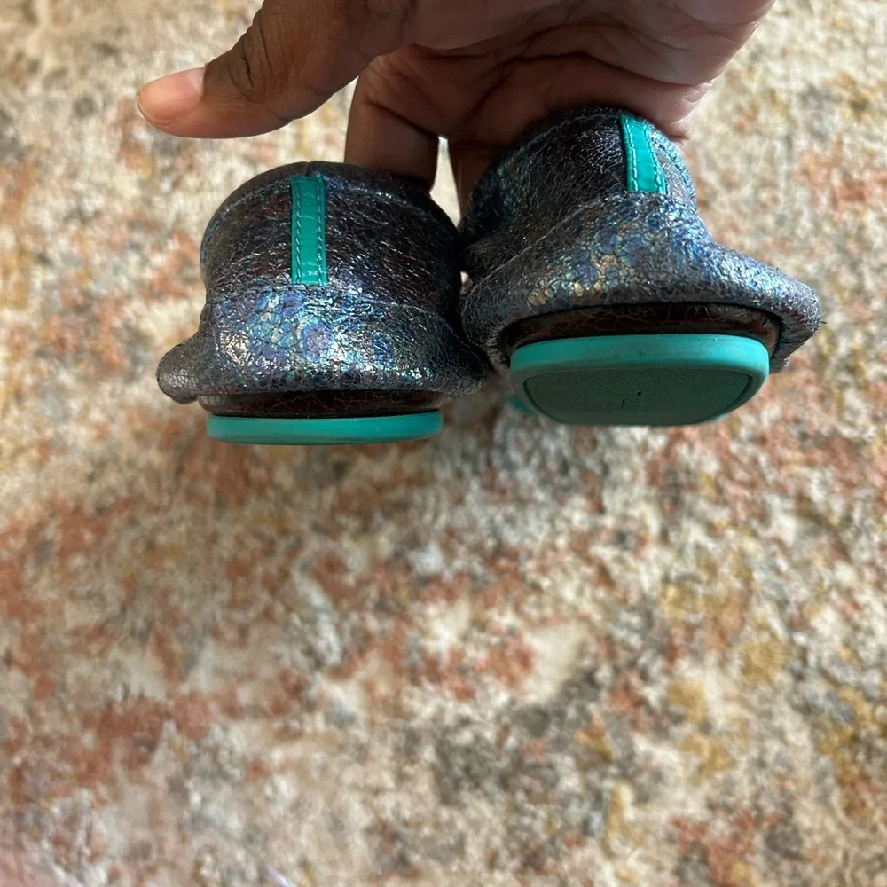 Tieks Blue Sparkle Flats - Picture 4 of 5